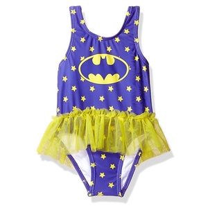 Warner Bros. Baby Girls Batgirl Tutu Swimsuit